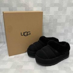 UGG アグ ムートンブーツ スリッポン 23cm サンダル 厚底 ブラック 黒