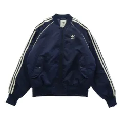 adidas アディダス HL9202 M QUILTED SST BMBR キルティング ボンバー ジャケット ネイビー系 L【中古】のサムネイル