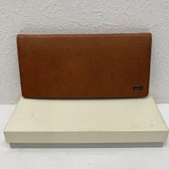 2119　KENZO　ケンゾー　長財布　ウォレット　ブラウン　キャメル　メンズ　シンプル　きれいめ　カジュアル　レザー　無地のサムネイル