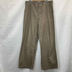 30-40s フレンチワーク 針式シンチバックメタルボタン パンツ - メルカリ