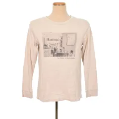 ルクールブラン le.coeur blanc モノクロフォトプリント ロングTシャツ カットソー 長袖 ロンT 38 ベージュのサムネイル