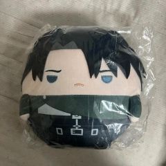 進撃の巨人 リヴァイ 缶バッジ ふわコロりん はぐキャラ ミニアクスタ