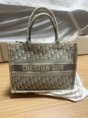 新品未使用Dior Book Tote バッグ ミディアム グレー(保証書類
