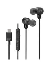 JVCケンウッド Victor HA-FR29UC-B イヤホン 有線 マイク付き ハイレゾ キャリングポーチ タイプC カナル型 USB Type-C 1.2m ブラック★ e4acc79e