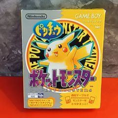 ゲームボーイ ポケットモンスター ピカチュウ版 箱説明書マップ付