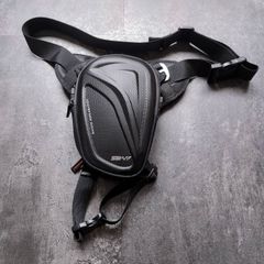 EVA Shell 2WAY Motorcycle Backpack Waist Bag Crossbody Waterproof Expandable EVA シェル 2WAYバッグ ブラック 肩掛け /  腰着用 拡張可能 防水 バイク 自転車 ランニング