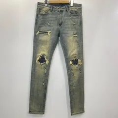【姫路東店】 中古 mnml | ミニマル デニムパンツ X162 STRETCH DENIM W:34 ライトブルー 【107】