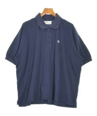 美品！ストーンアイランド ポロシャツ ネイビー ロゴ ワッペン Mサイズ