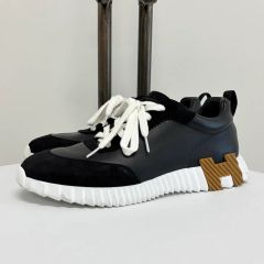 エルメス スニーカー バウンシング ホワイト×ネイビー43.5# - メルカリ