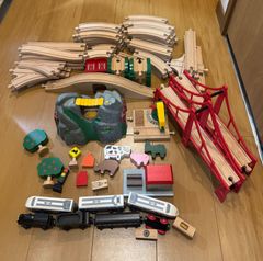 ブリオ 木製レール 汽車セット 大量 Brio マキシム踏切 スマートテック