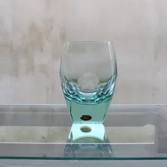モーゼル　MOSER ロックグラス　ブルー　クリスタル　ガラス工芸　ボヘミアガラス　バカラ
