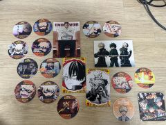 僕のヒーローアカデミア 爆豪勝己 缶バッジ カード セットベースヤード