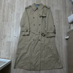 DAKS LONDON ダックス ロンドン レディース チェック裏地 ベルト付き ダッフル トレンチコート 55-66