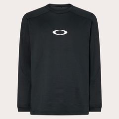OAKLEY センターロゴ 速乾 長袖Tシャツ ロンT ゲームシャツ 黒 Y2K