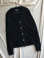 ポロ ラルフローレン 刺繍 ロゴ カーディガン