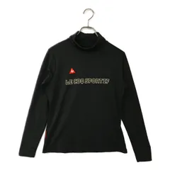 中古 レディース ルコックスポルティフ le coq sportif 長袖シャツ L 黒 タートルネック 裏起毛のサムネイル