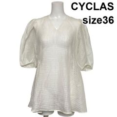 シクラス 美品 22SS シースルー キャンディーシアーブラウス 