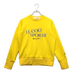 le coq sportif - coco 中古 ルコックスポルティフ le coq sportif レディース スウェット M 黄 イエロー  長袖クルーネックトレーナー 中古 レディース ルコックスポルティフ le coq sportif スウェット M
