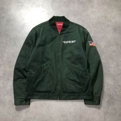 シュプリーム　independent GQ5521◇Supreme / INDEPENDENT : 17fw Bomber Jacket◇S◇グリーン系