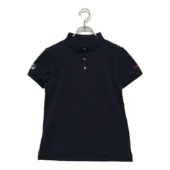 中古 レディース 23区ゴルフ 23区GOLF 半袖ポロシャツ 1(M) 紺 ネイビー シンプル