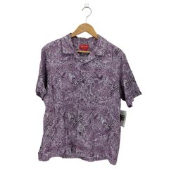 j*t様 【Supreme】ベロア ペイズリー 半袖シャツ M バーガンディ Supreme】ベロア ペイズリー 半袖シャツ M バーガンディ - メルカリ