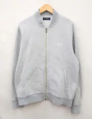 ★7441☆FRED PERRY フレッドペリー F2597 SWEAT BOMBER JACKET スウェット ボンバージャケット　Mのサムネイル