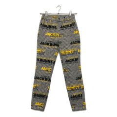 Jack Bunny ゴルフパンツ チェック×タイポグラフィー柄 SMサイズ