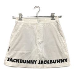jack bunny 0サイズ スカート 白色 ビックロゴ ゴルフスカート 美品