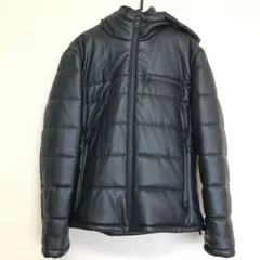 ZARA ザラ ジャケット メンズ 黒 ブラック フード付き アウター XL 冬用 26e菊NS
