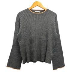 バーバリーブラックレーベル BURBERRY BLACK LABEL リブニット 切替 