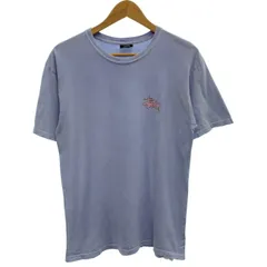 【中古】　STUSSY　Tシャツ　半袖　トップス　クルーネック　ロゴT　ブランドロゴ　プリント　ストリート　古着　/1100
