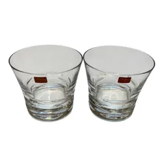 バカラ Baccarat ロックグラス ２客セット ローラ 食器類 総重量約496.2g クリスタルガラス