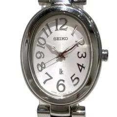 セイコー SEIKO ルキア 腕時計 総重量約51.8g SS SS クオーツ シルバー文字盤 1N01-0ET0 レディース