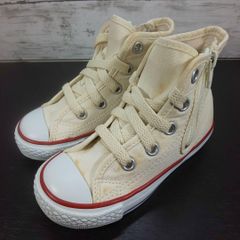 converse CHILD ALL STAR RZ HI コンバース チャイルド オールスター アールゼット ハイ 15.0cm ホワイト 白 キナリ 3C186 L10373