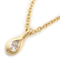 K18 ミキモト ダイヤモンド 0.26ct ペンダントトップ ペアシェイプ 