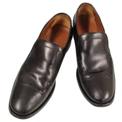 JIMMY CHOO ジミーチュウ メダリオン レザー ローファー NATURAL CALF BLACK サイズ 40 正規品 / 52750のサムネイル