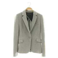 ザラウーマン ZARA WOMAN 背抜き テーラードジャケット ジャガード EUR S グレー /CX ■OSのサムネイル