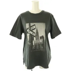 リエス Liesse BROADWAYフォトプリントTシャツ カットソー 半袖 グレー /AT ■OSのサムネイル