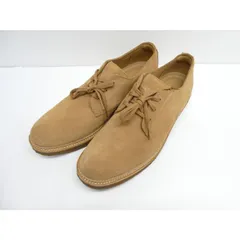 クラークス Clarks Clark dale Derby Light Tan Suede size: UK10 28.5cm メンズ 靴 △WT3969のサムネイル