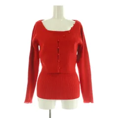ジルスチュアート JILL STUART 23SS アンサンブルニット カラーベーシックリブカーディガン リブトップス FR レッド /MY ■OSのサムネイル
