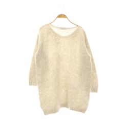 토리코장마르크 TRICOTS JEAN MARC 울 모헤야 혼합 니트 스웨터 긴팔 라이트 그레이/NR ■OS