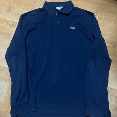 LACOSTE】ラコステ タイムラインクロック 鹿の子 長袖ポロシャツ 新品