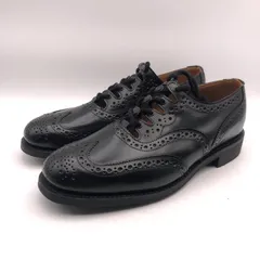 【中古】SANDERS GHILLIE SHOE BLACK POLISHING LEATHER US8h 1745B ブラック シューズ サンダース[17]のサムネイル