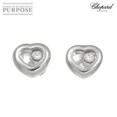 ショパール Chopard ハッピーダイヤ ハート ピアス K18 WG ホワイトゴールド 750 Happy Diamonds Earrings Pierced 90317634のサムネイル