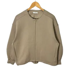 グリーンレーベルリラクシング ユナイテッドアローズ green label relaxing ダンボール ジップ ブルゾン ジャケット ベージュ　