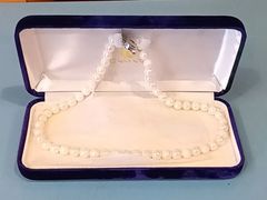 定価40000円】天然石風ネックレス ホワイト ジュエリー - メルカリ