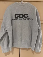OS-S コム・デ・ギャルソン CDG Oversized Sweatshirt Grのサムネイル