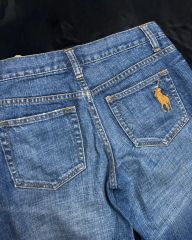 美品 ラルフローレン ブラックレーベル スキニーデニム 25 米国