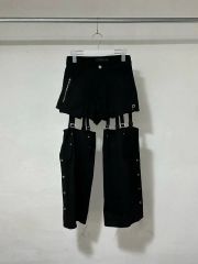 BODYLINE ベルトデザイン カットアウトパンツ ゴシック系 黒 ゴスロリ BODYLINE ベルトデザイン カットアウトパンツ ゴシック系 黒 ゴスロリ