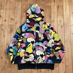 ABC camo green シャーク パーカー Lサイズ shark full zip hoodie a